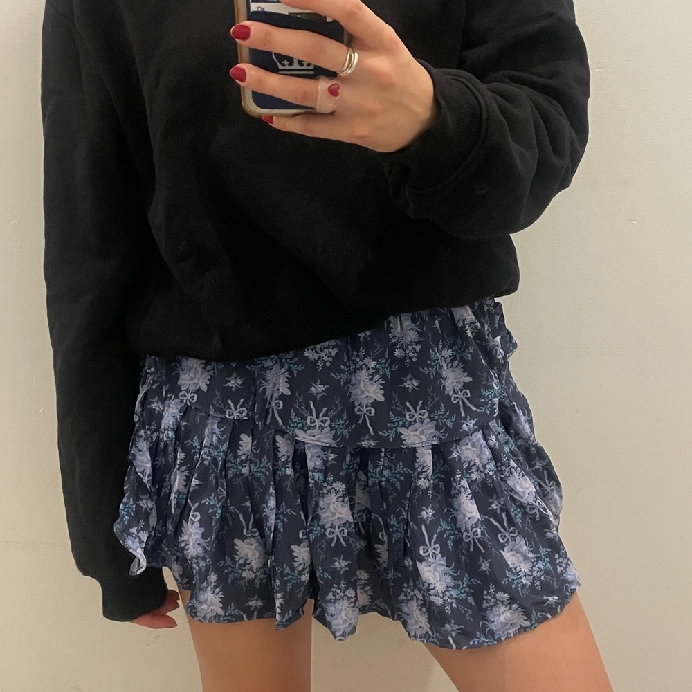 Iconic LoveShackFancy Mini Ruffle Skirt